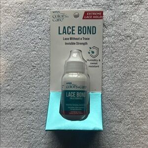 Kiss Colors & Care Lace Bond Adhesive - Clear/Teal Accents